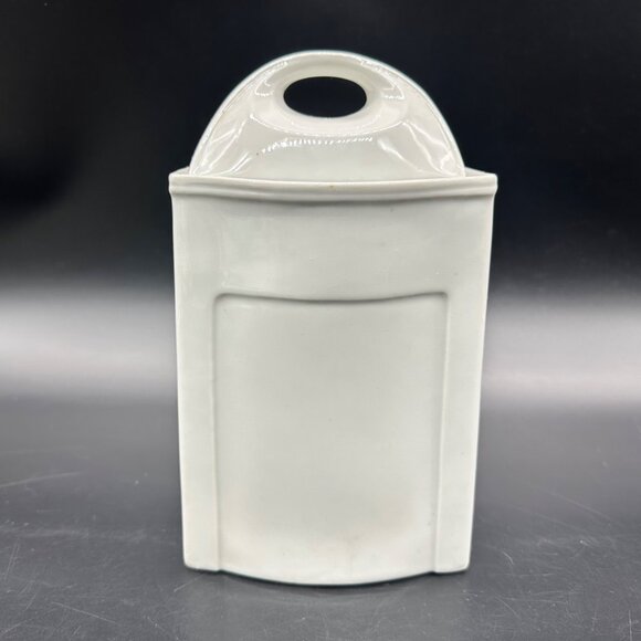 Antique German Oatmeal Canister Pink Roses Floral Kitchen Storage Pink Flowers - Picture 4 of 13